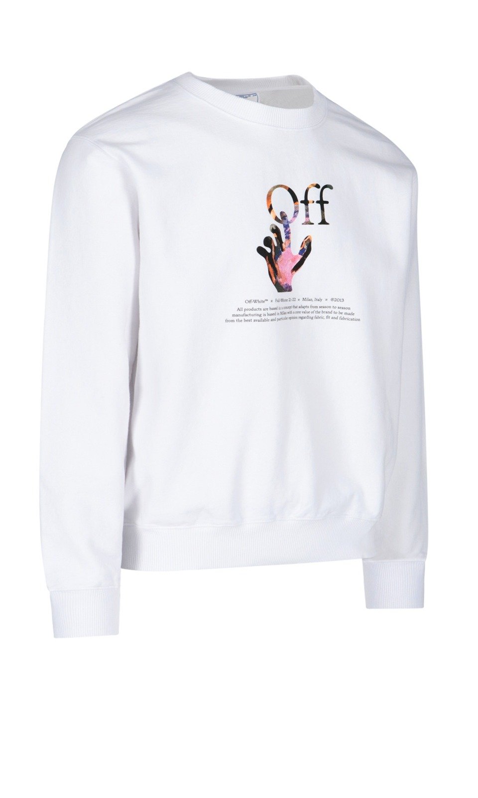 Off-White Logo Print Crewneck Sweater