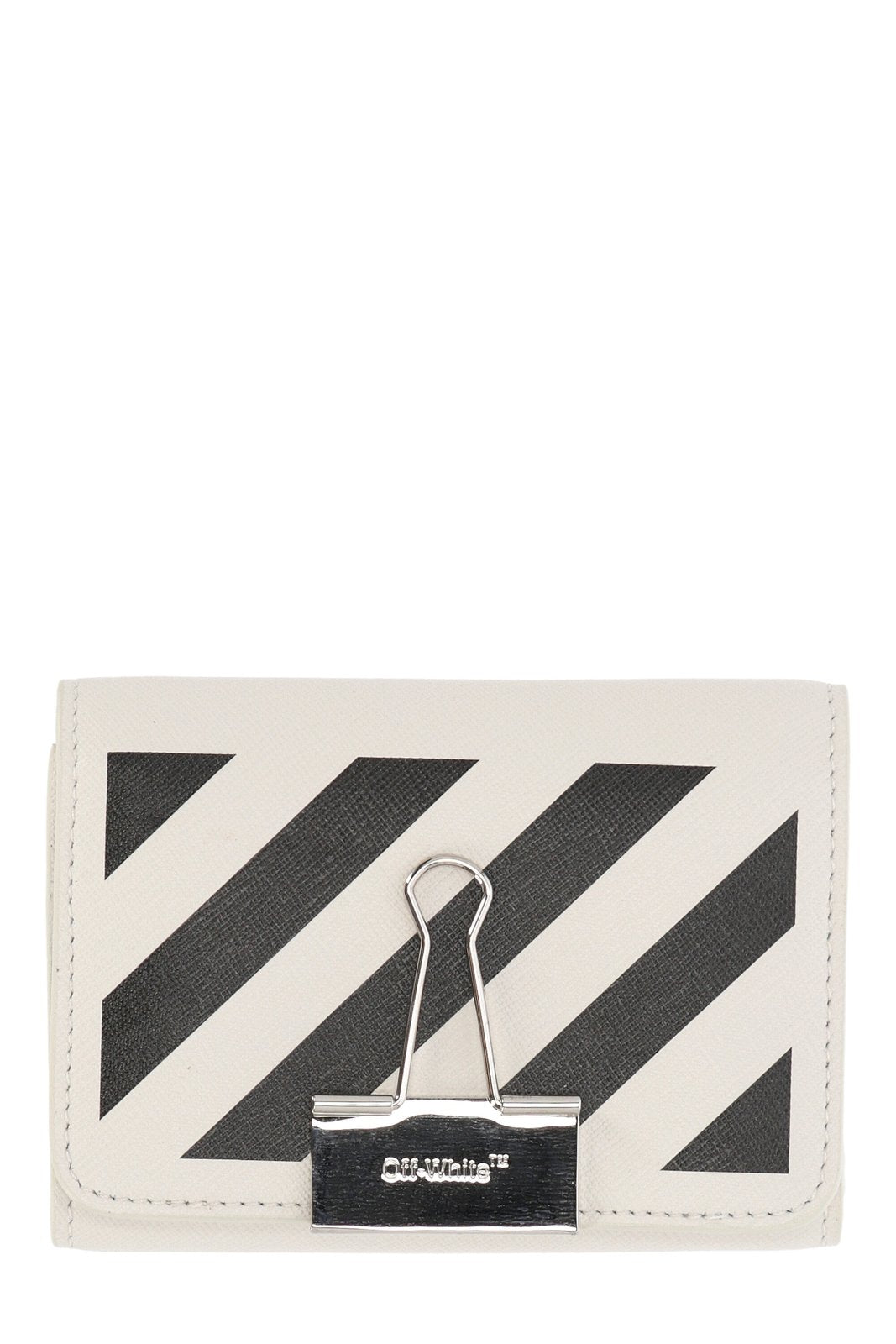 Off-White Logo Printed Foldover Top Wallet