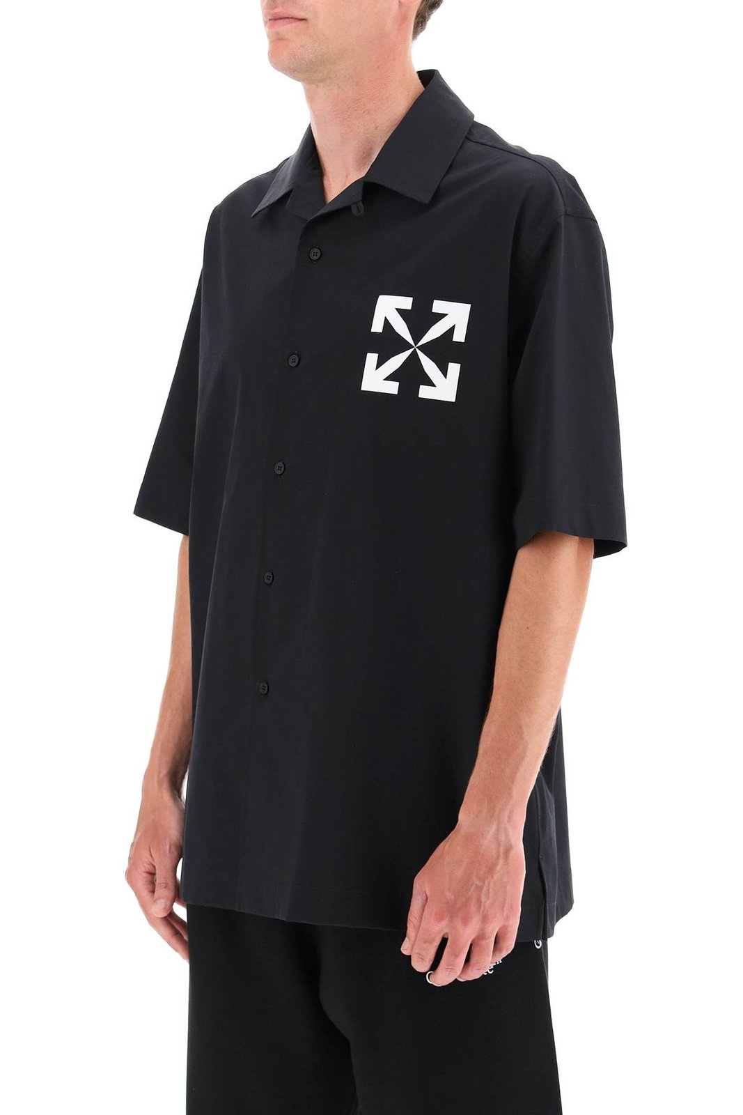 Off-White Logo Printed Buttoned Shirt
