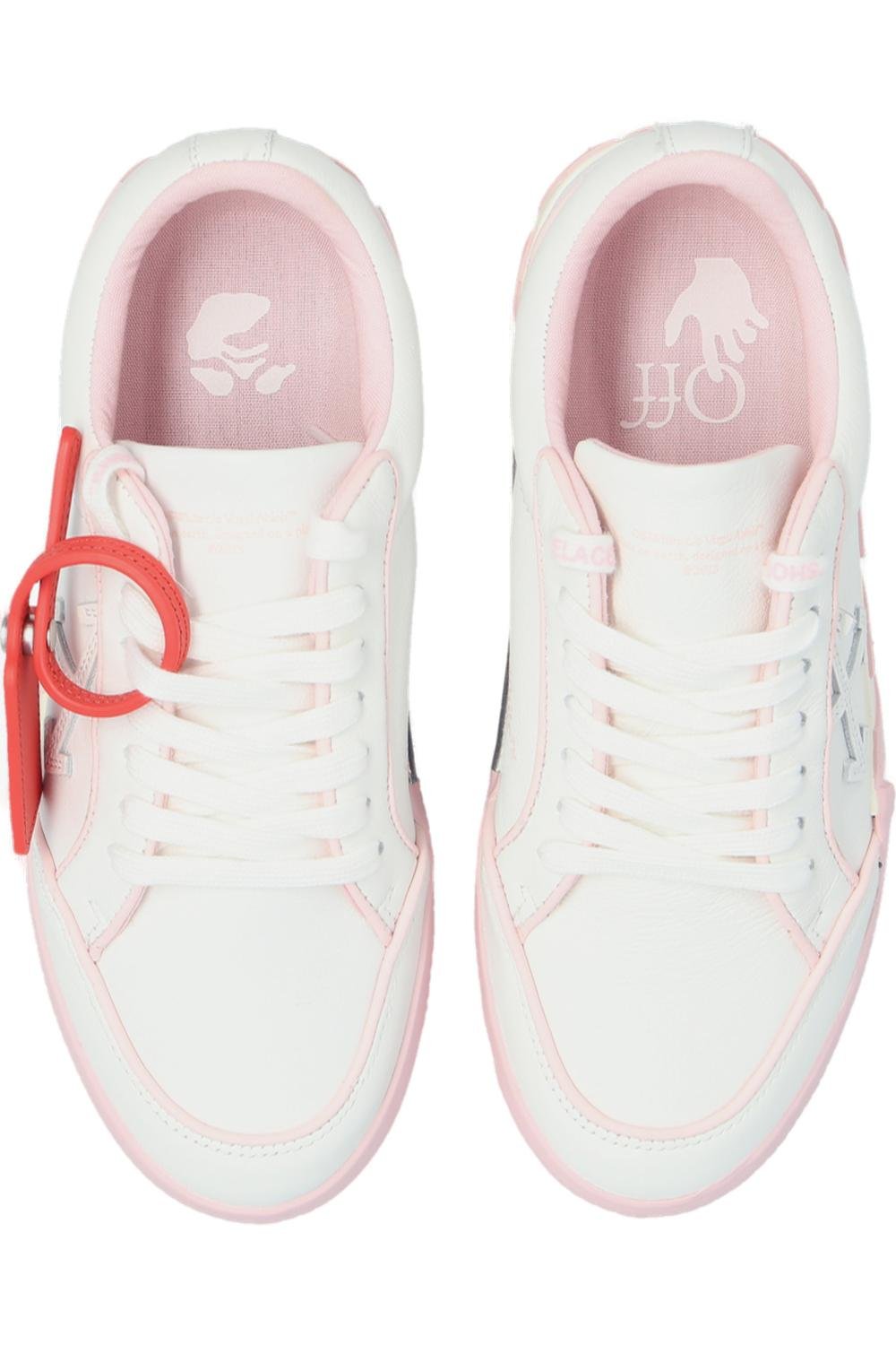 Off-White Low Vulcanized Outlined Lace-Up Sneakers