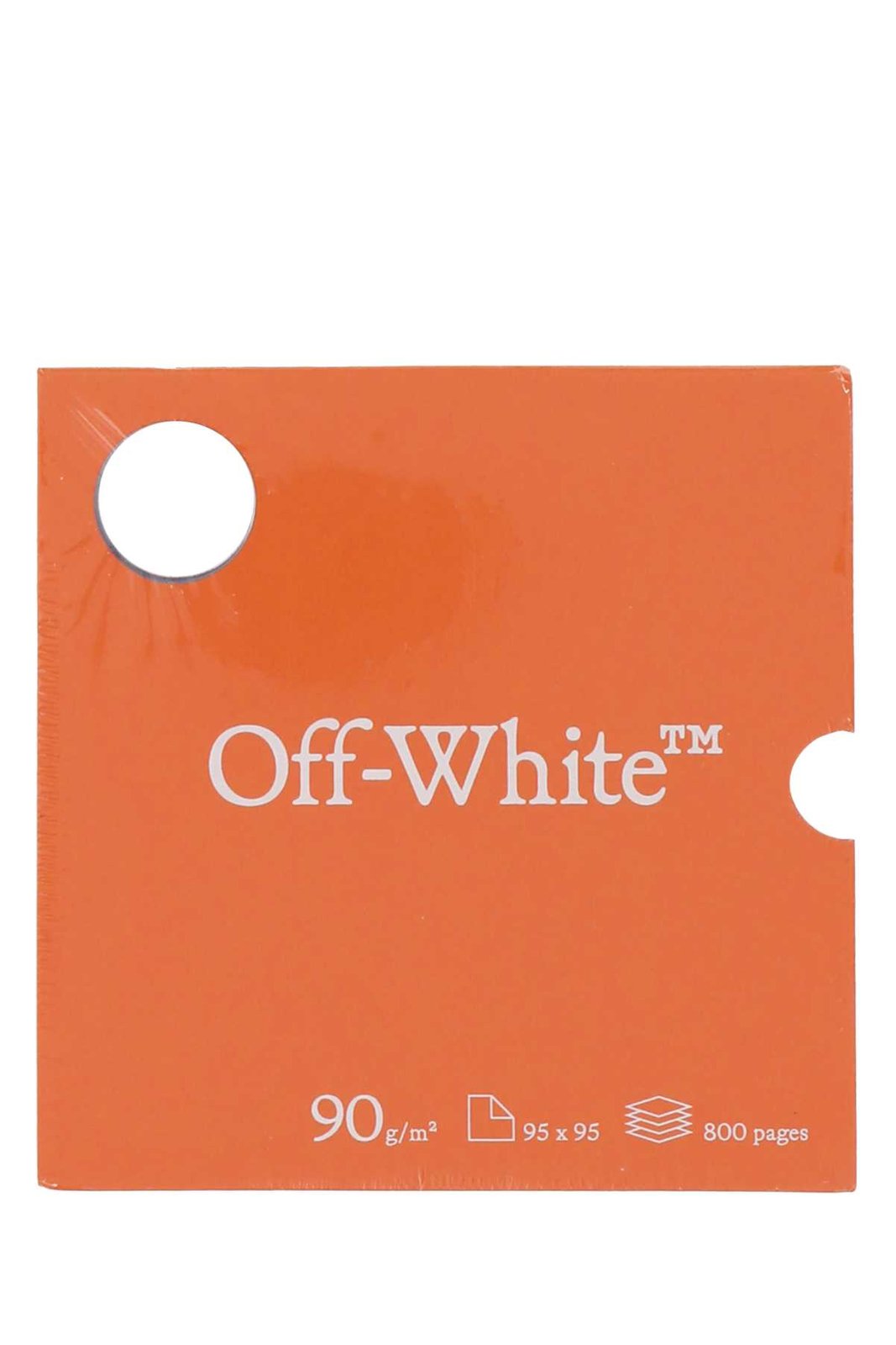 Off-White Meteor Cut-Out Logo Detailed Notebook
