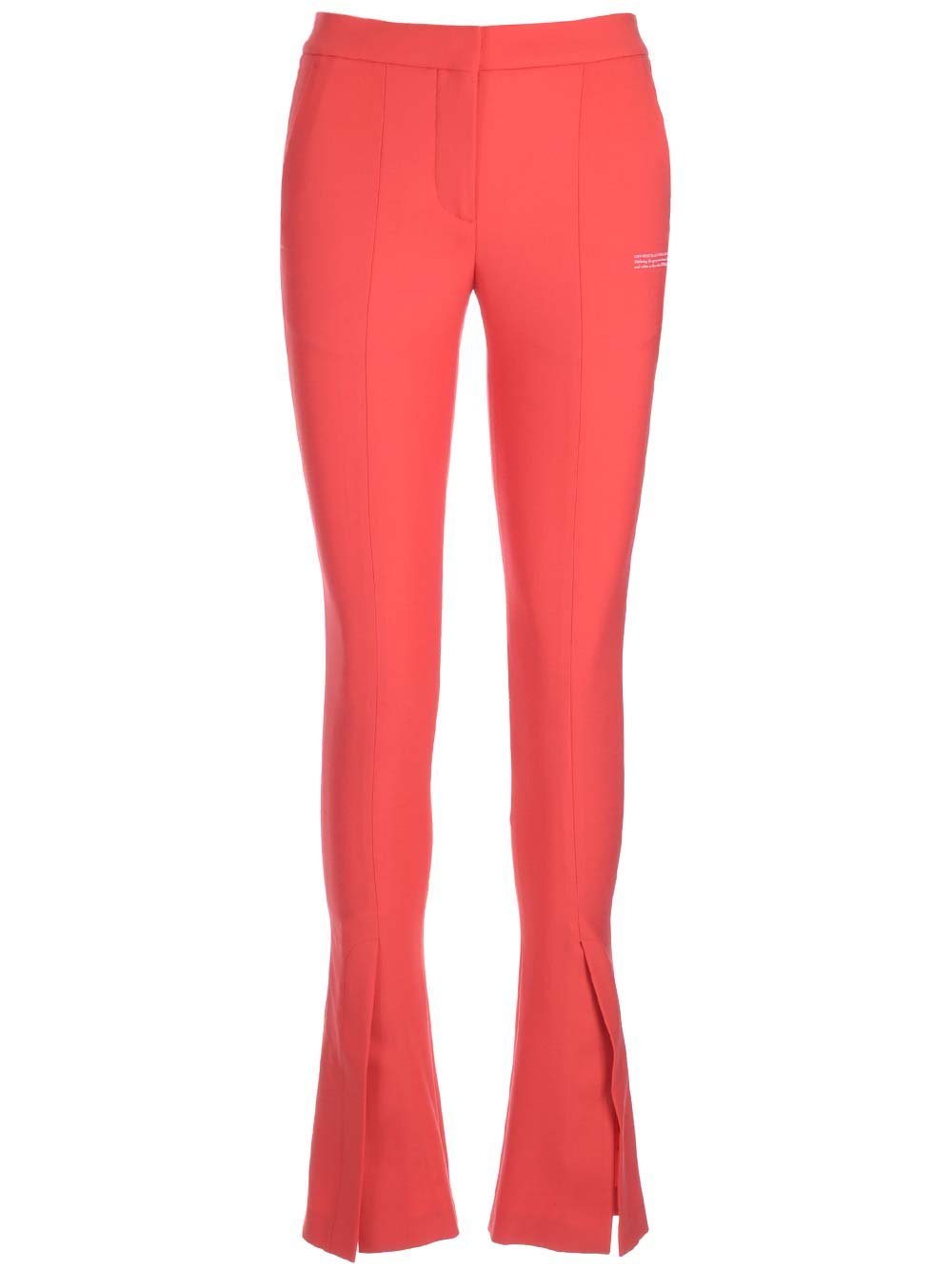 Off-White Mid-Rise Flared Trousers