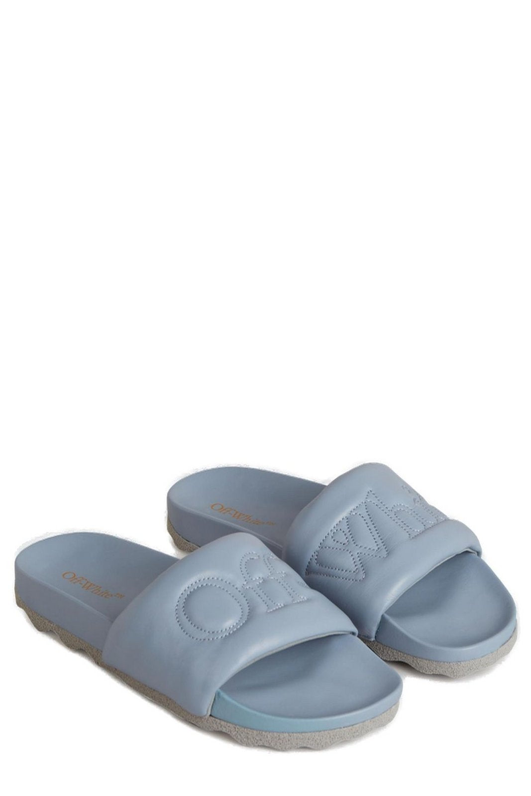 Off-White Open Toe Slip-On Sandals