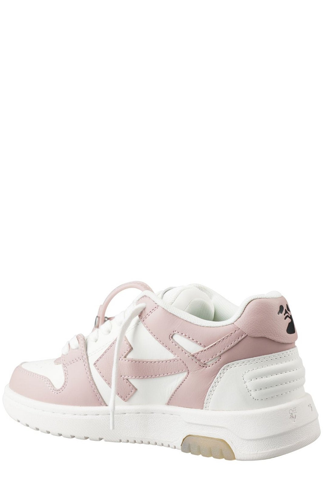 Off-White Out Of Office Round Toe Lace-Up Sneakers