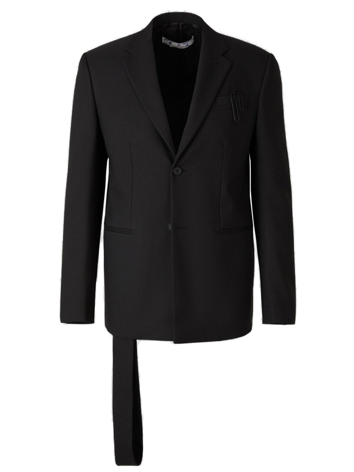 Off-White Single-Breasted Tailored Blazer