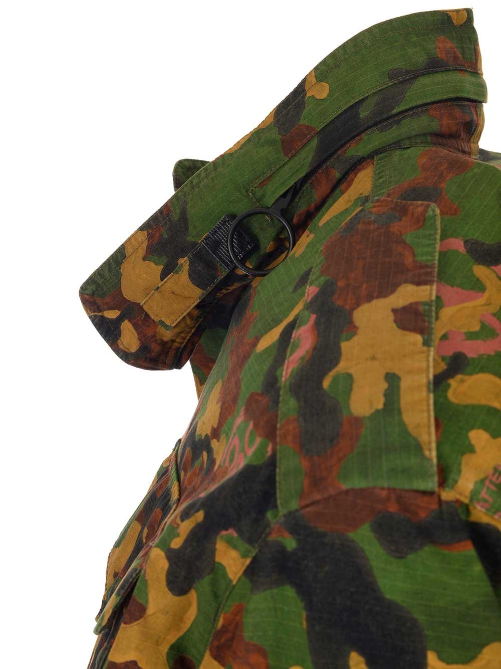 Off-White Camouflage Printed Field Jacket