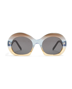 Lw40077i - Gradient Grey / Blue Sunglasses
